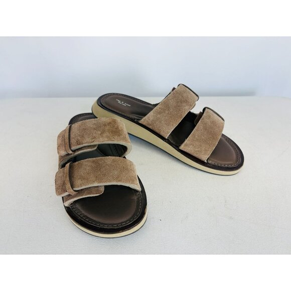 Rag & Bone New York Brown Suede Parker Slide Sandals, Women's EU Sz 38 - Picture 1 of 5